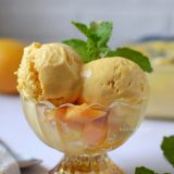 Mango Ice Cream Recipe no churn eggless