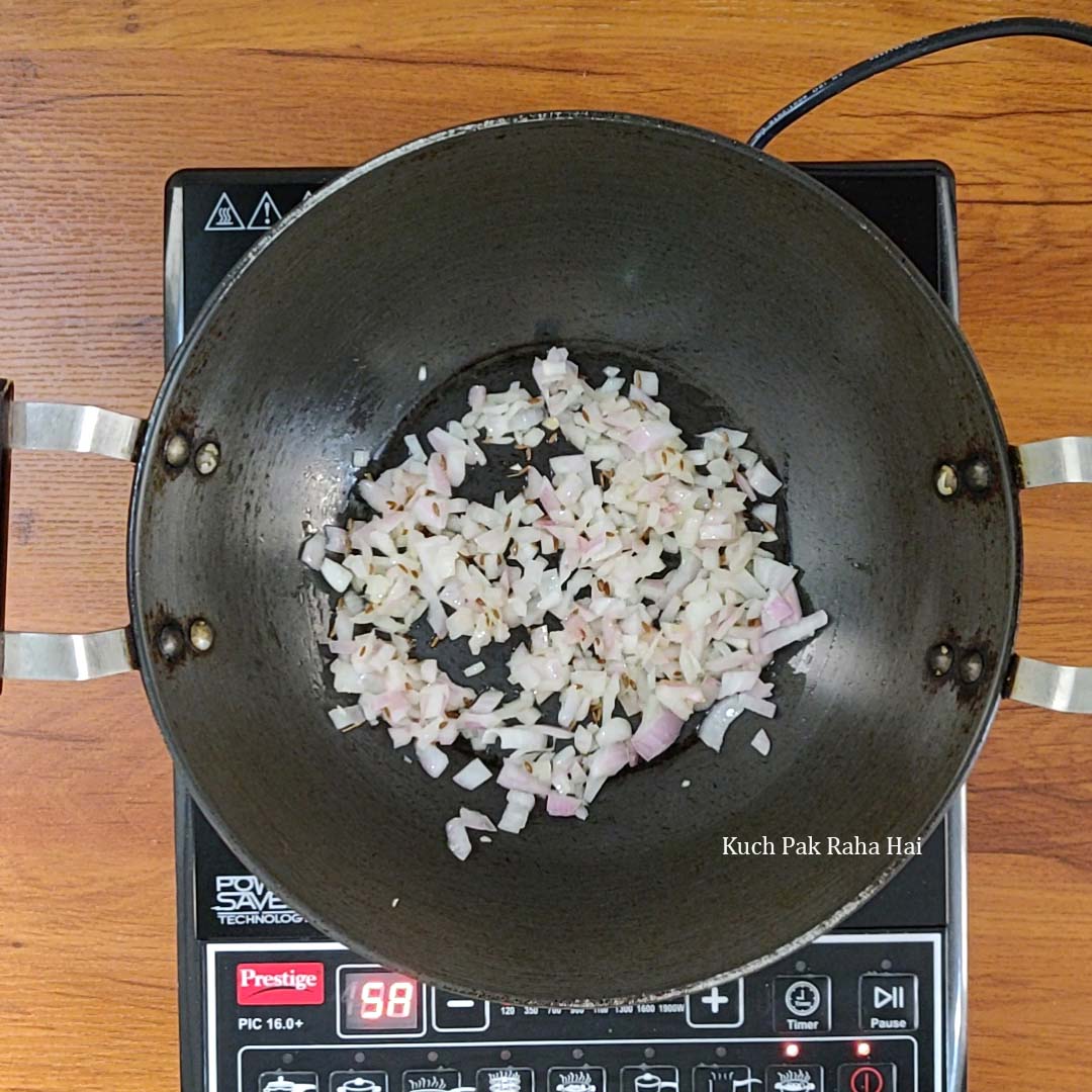 Paneer Bhurji Step1