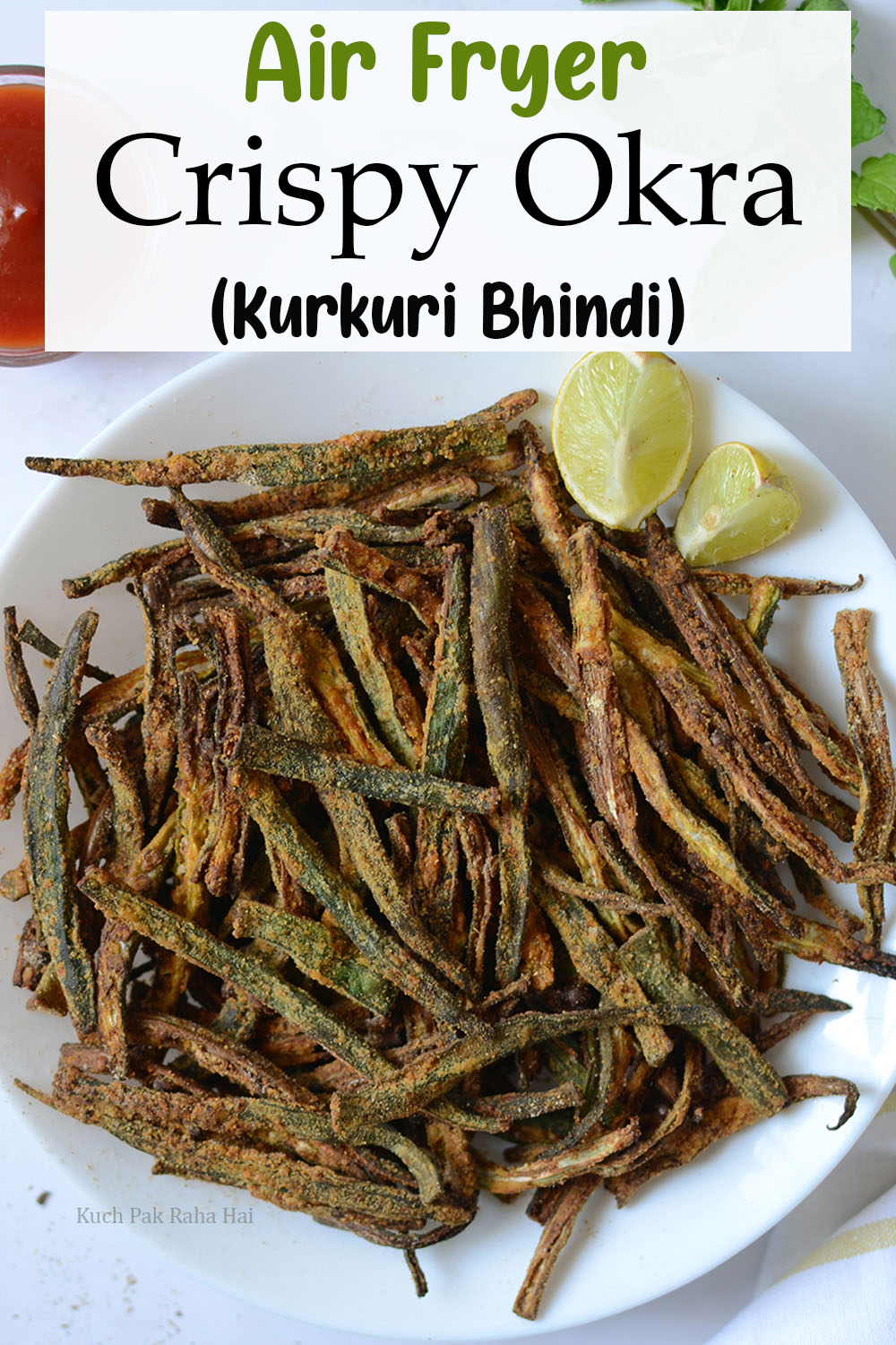 Air Fryer Crispy Okra Kurkuri Bhindi