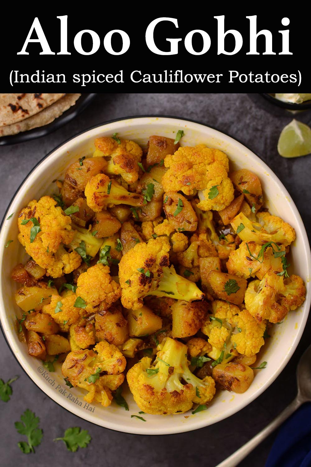 Indian spiced cauliflower potatoes.