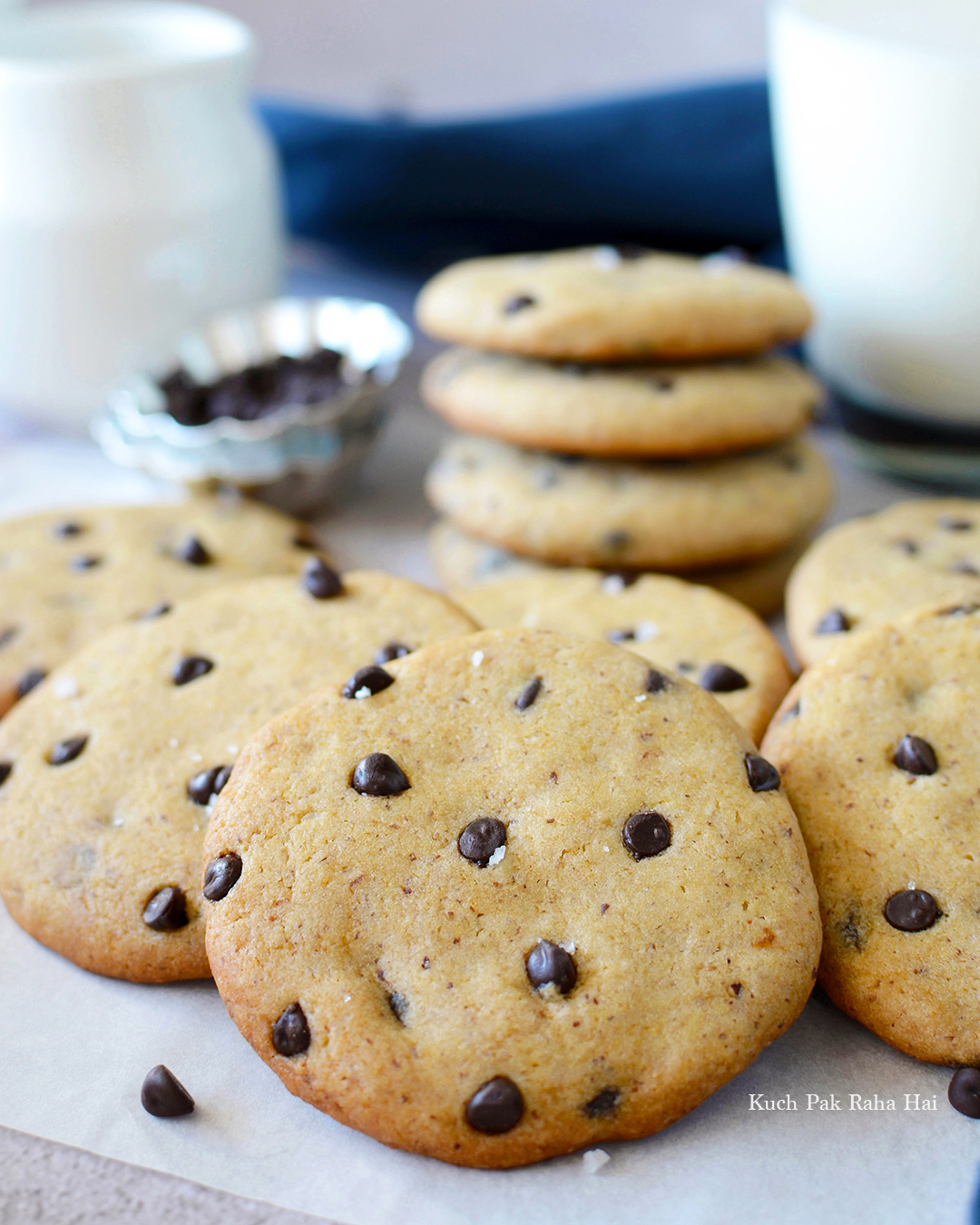 Eggless Chocolate Chip Cookies Recipe