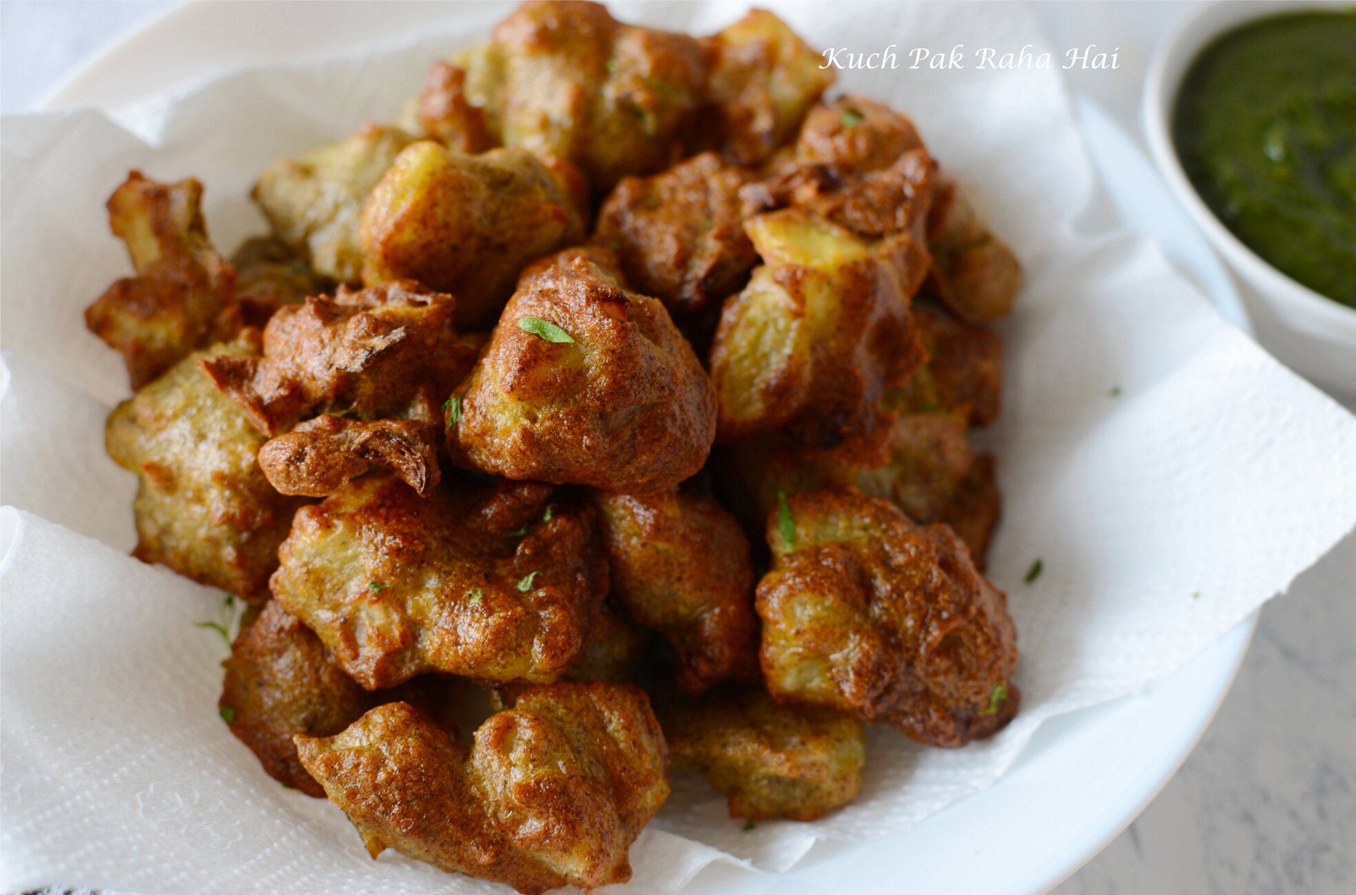 Moong Dal Pakora in air fryer Lentil fritters