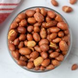 Roast peanuts in air fryer.