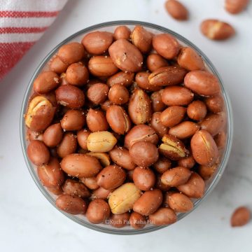 Roast peanuts in air fryer.