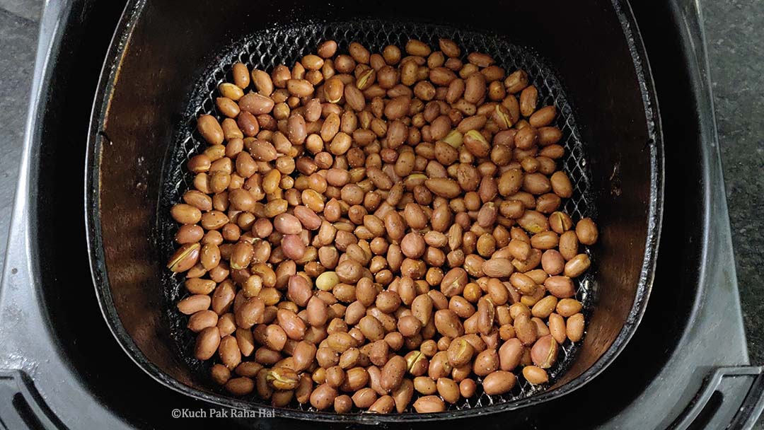 How to roast peanuts in air fryer.
