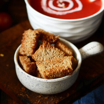 Bread Croutons in Ai r Fryer