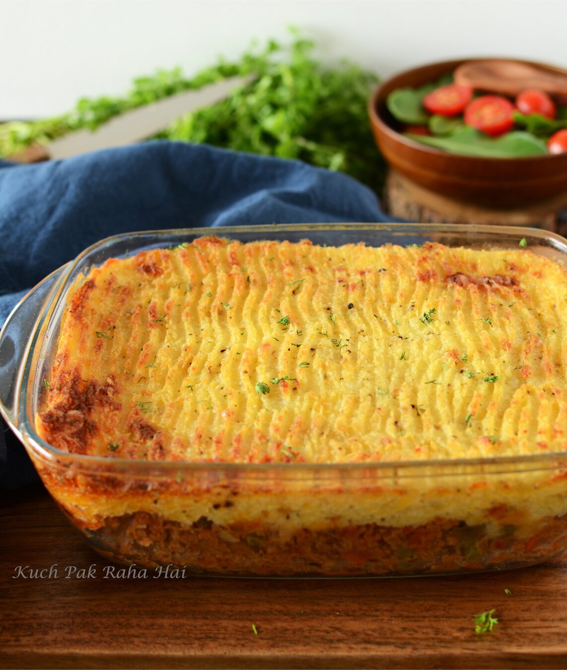 Shepherd pie vegetarian recipe.