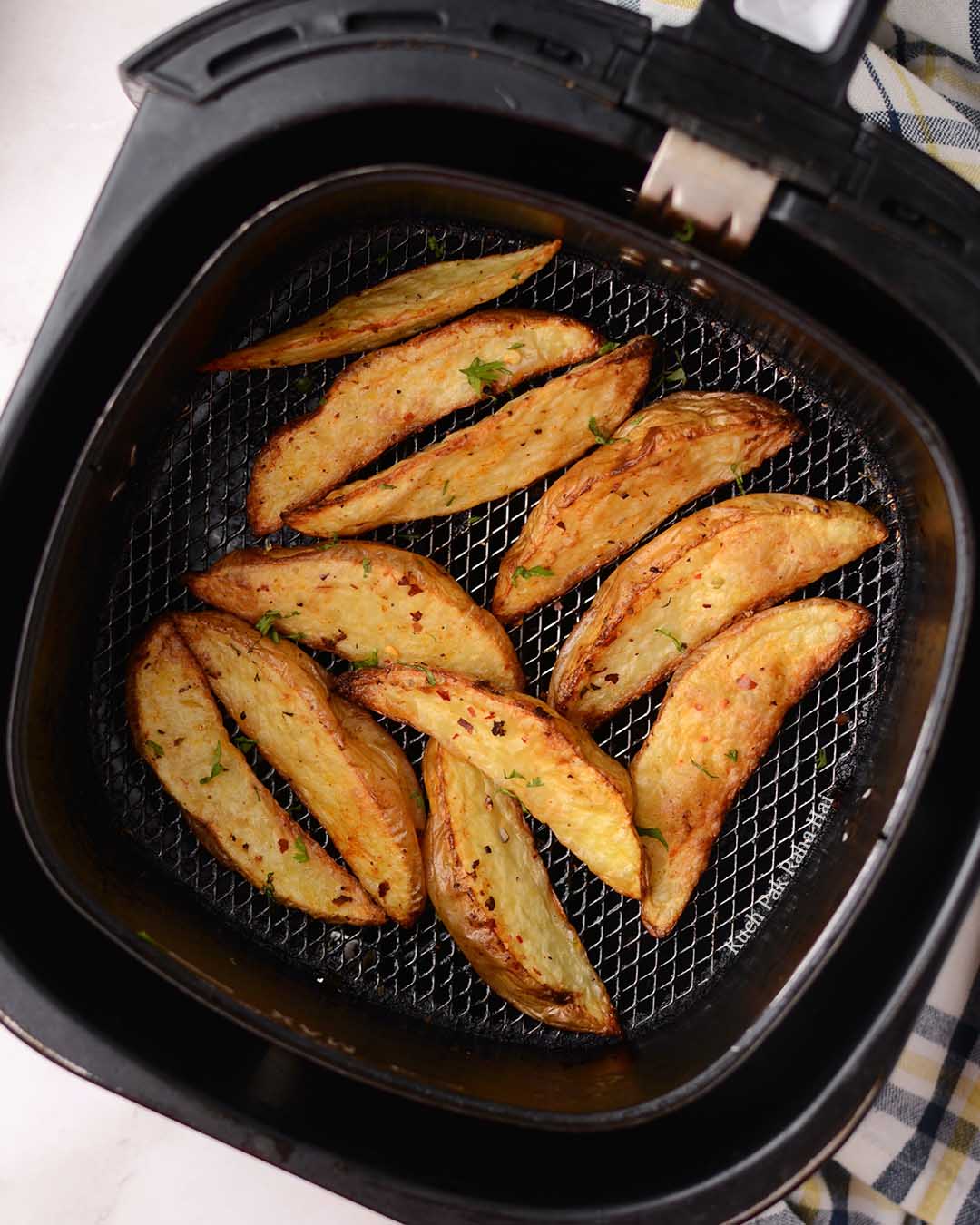 Potato Wedges in air fryer