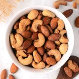 Air fryer nuts roasted cashews almonds.