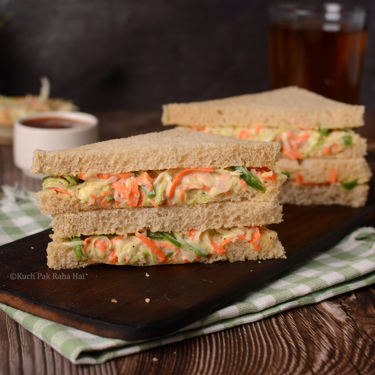 Vegetarian Coleslaw Sandwich Recipe