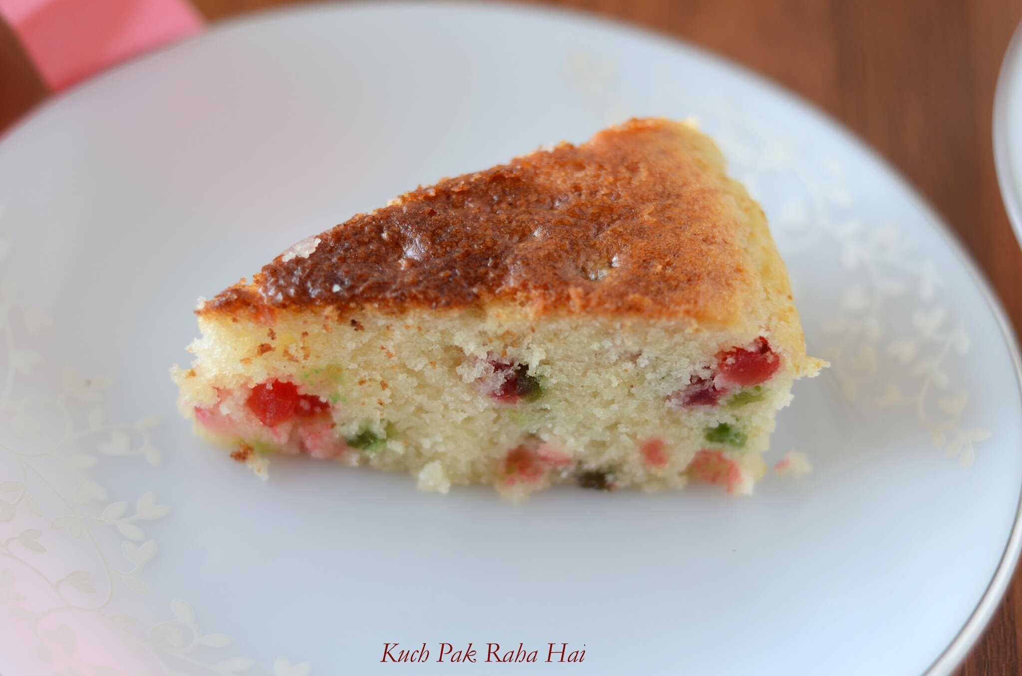 Eggless Tutti Frutti Cake 