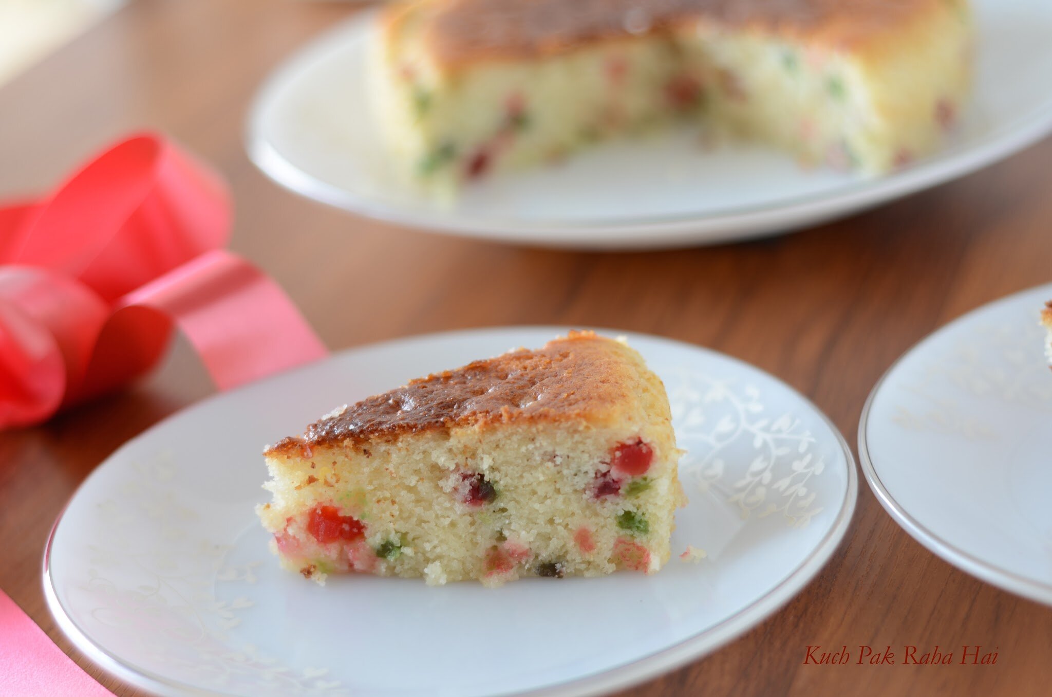 Eggless Tutti Frutti Cake Recipe