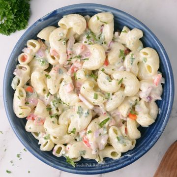 Macaroni salad without mayo