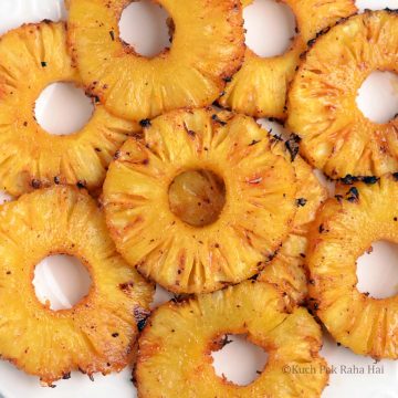 Air Fryer Pineapple Rings (tastes like grilled)