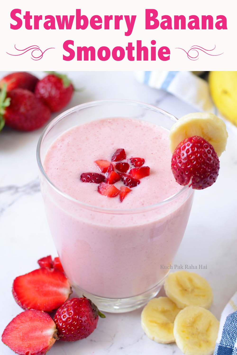 Healthy Strawberry Banana Smoothie