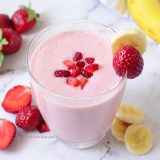 Strawberry Banana Smoothie Healthy Breakfast