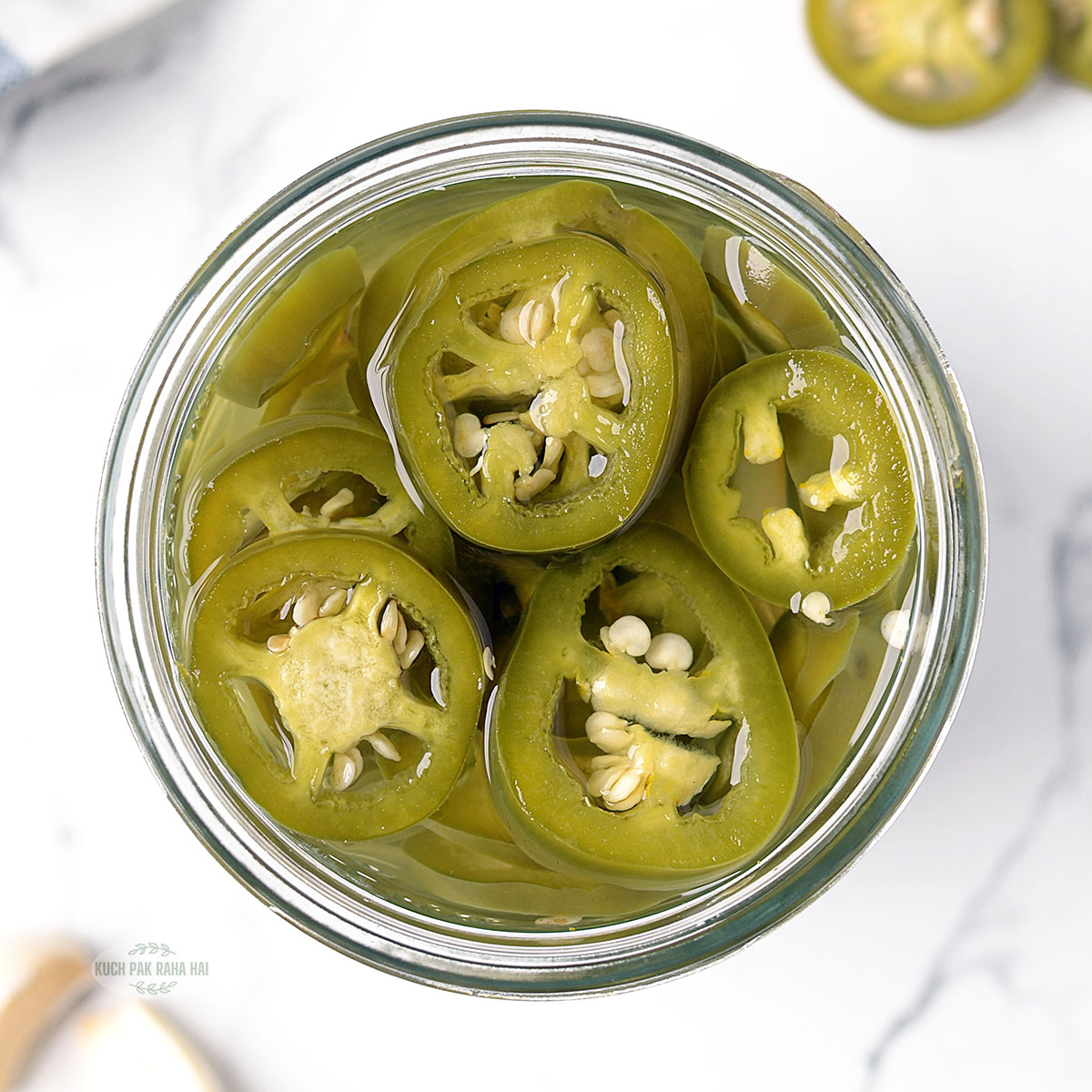 Homemade pickled jalapeños recipe.