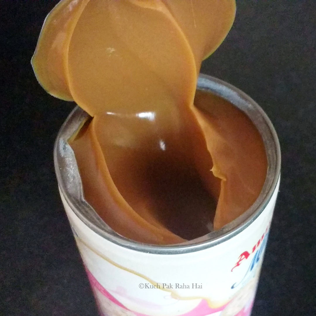 Dulce de leche made in pressure cooker.