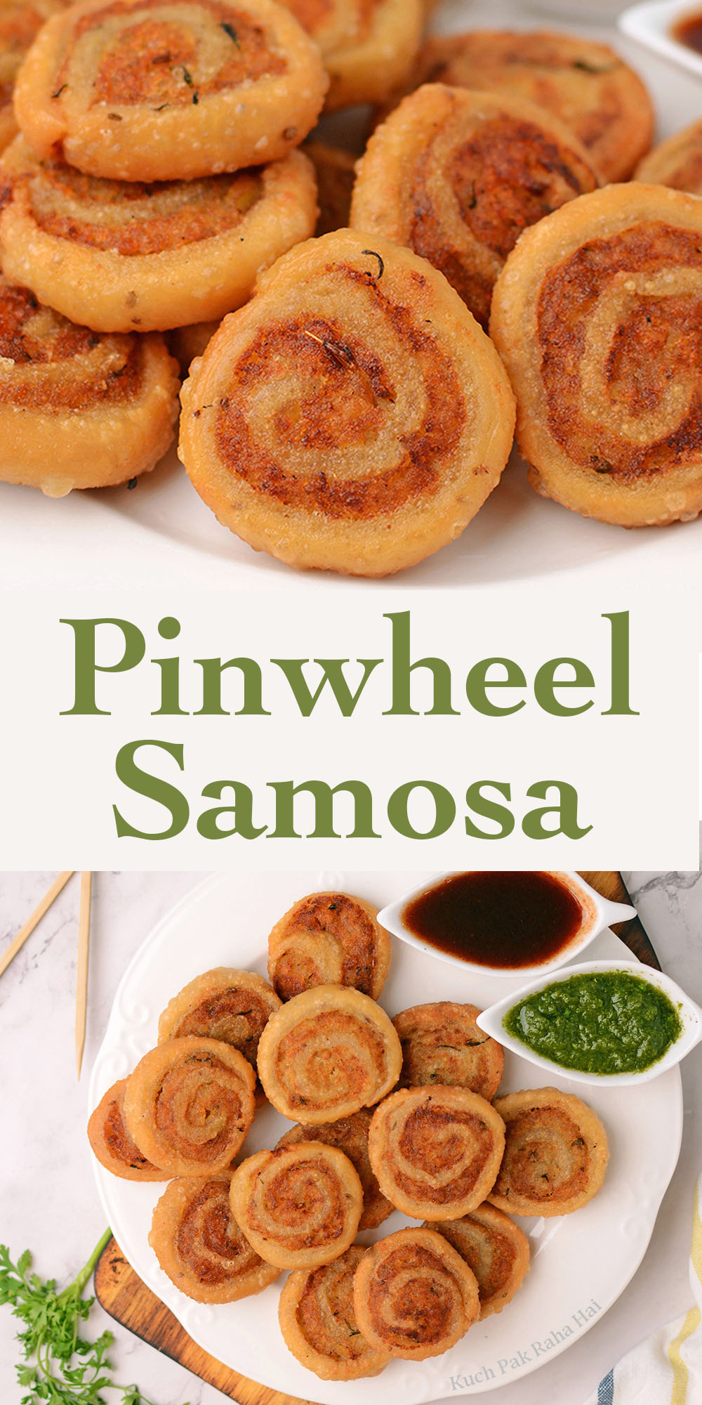 Pinwheel Samosa Vegetarian Starter Appetiser Finger Food