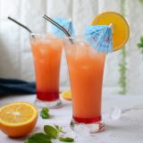 Rose Sunrise summer cooler recipe