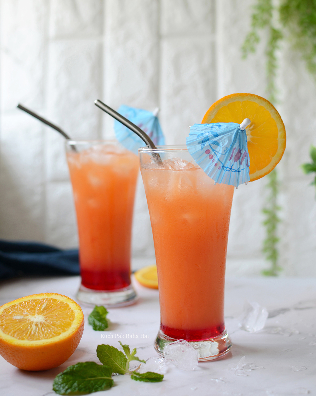 Rose Sunrise summer cooler recipe