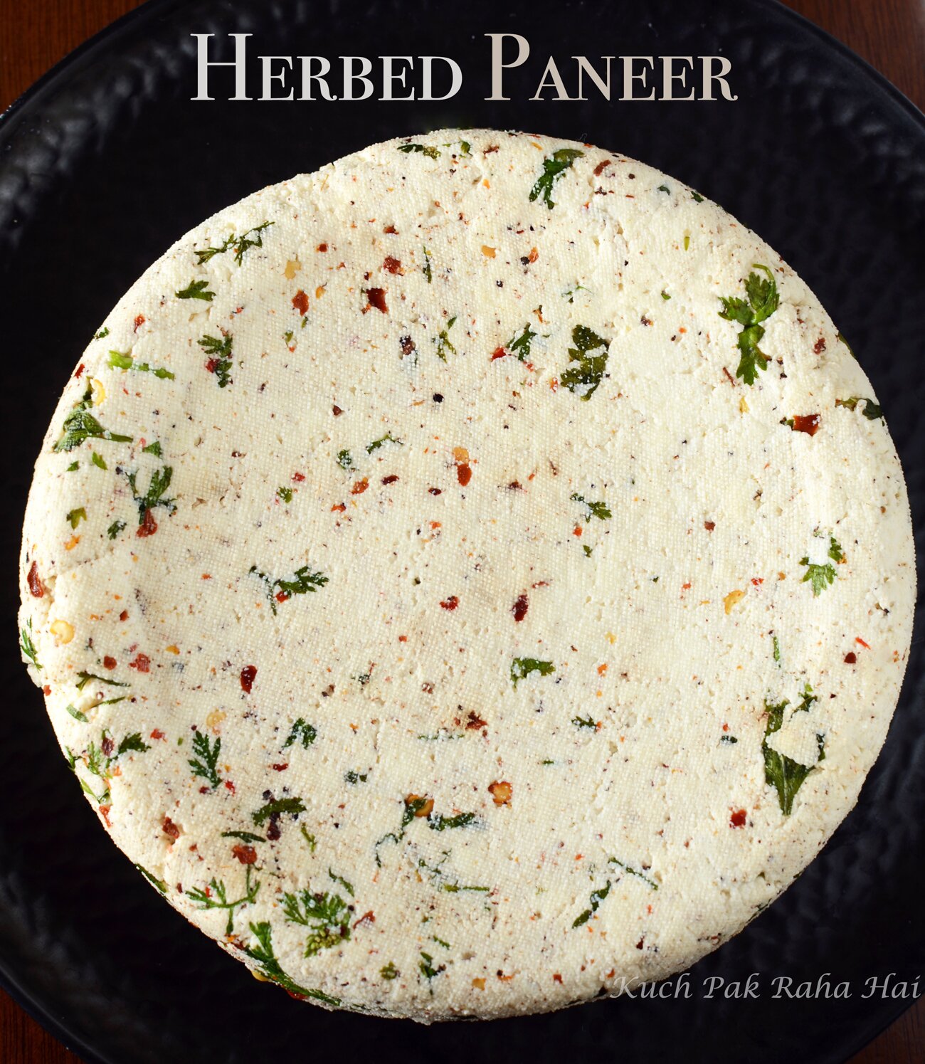 Herbed Paneer with herbs & spices