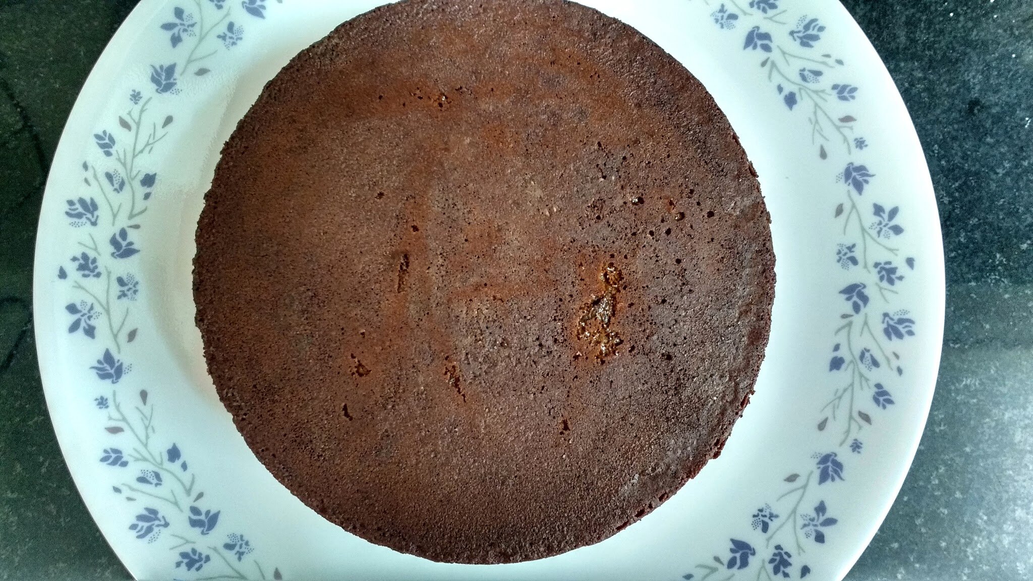 Base of cake.