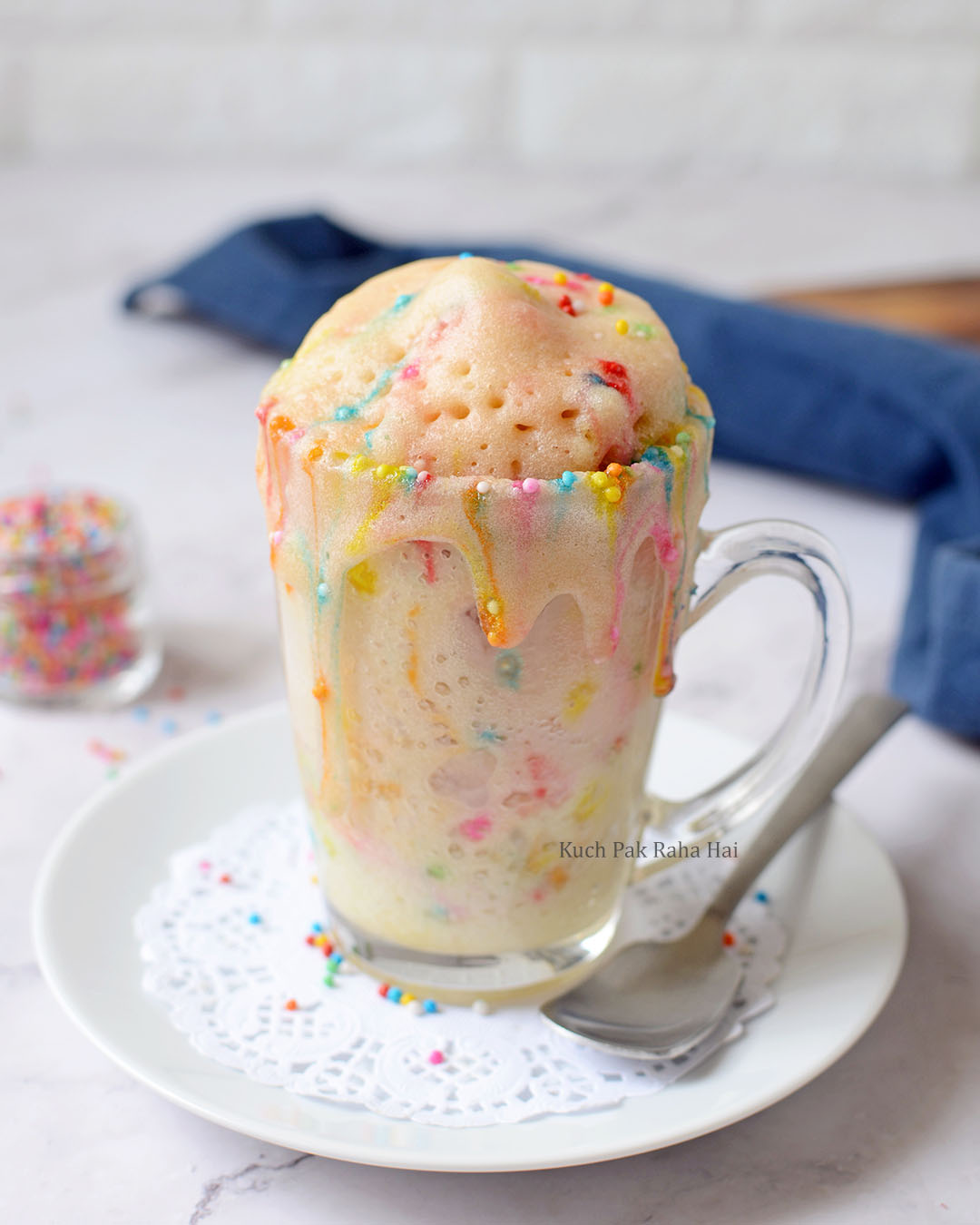 Vanilla Mug Cake No Egg  Eggless Vanilla Mug Cake {Microwave) » Foodies  Terminal