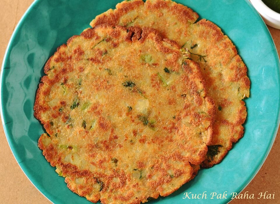 Rajgira Aloo Paratha – Amaranth & Potato Flat bread
