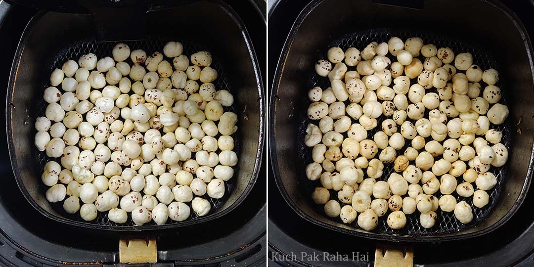 How to roast makhana in air fryer.
