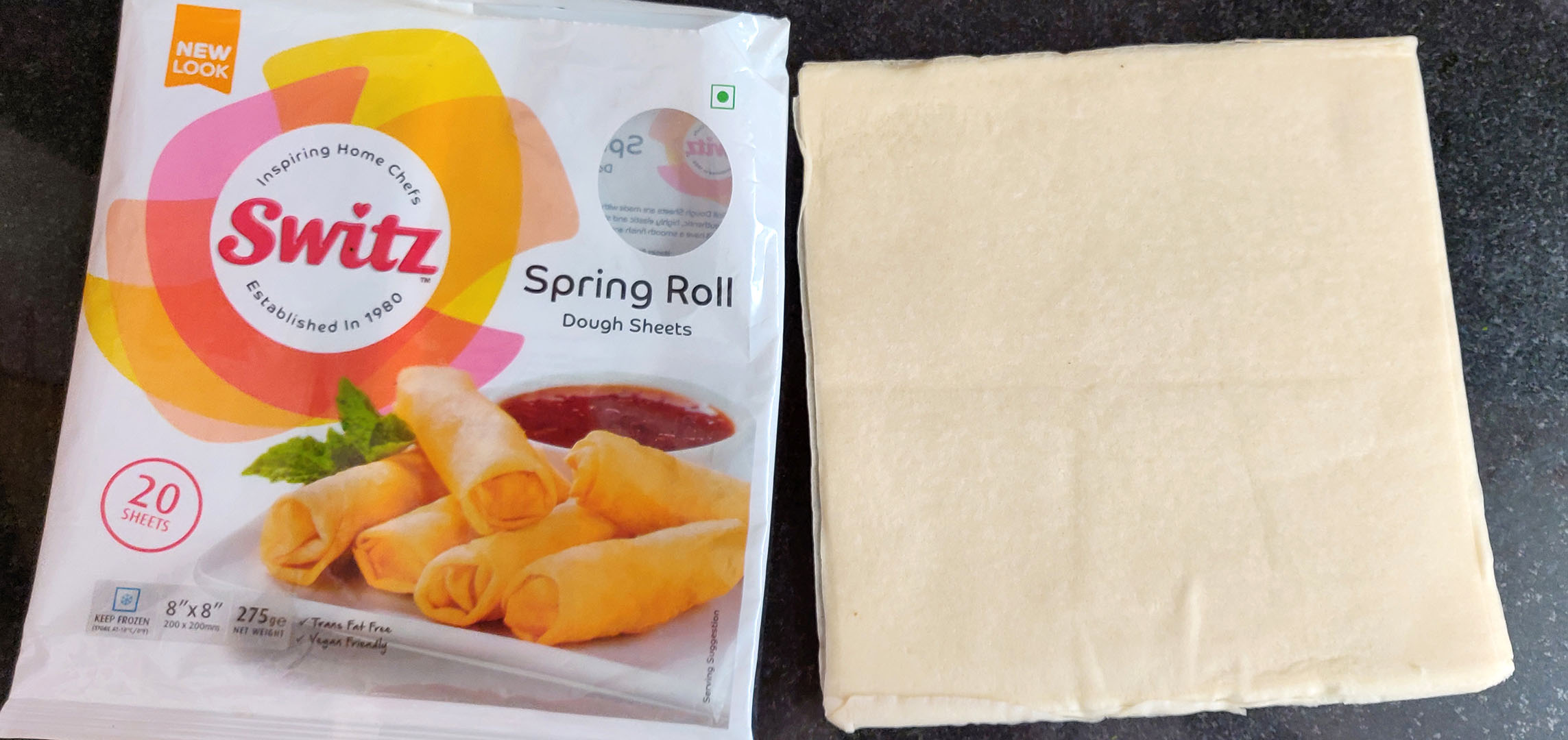 Switz spring roll sheets.