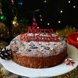 Eggless Christmas Fruit Cake recipe