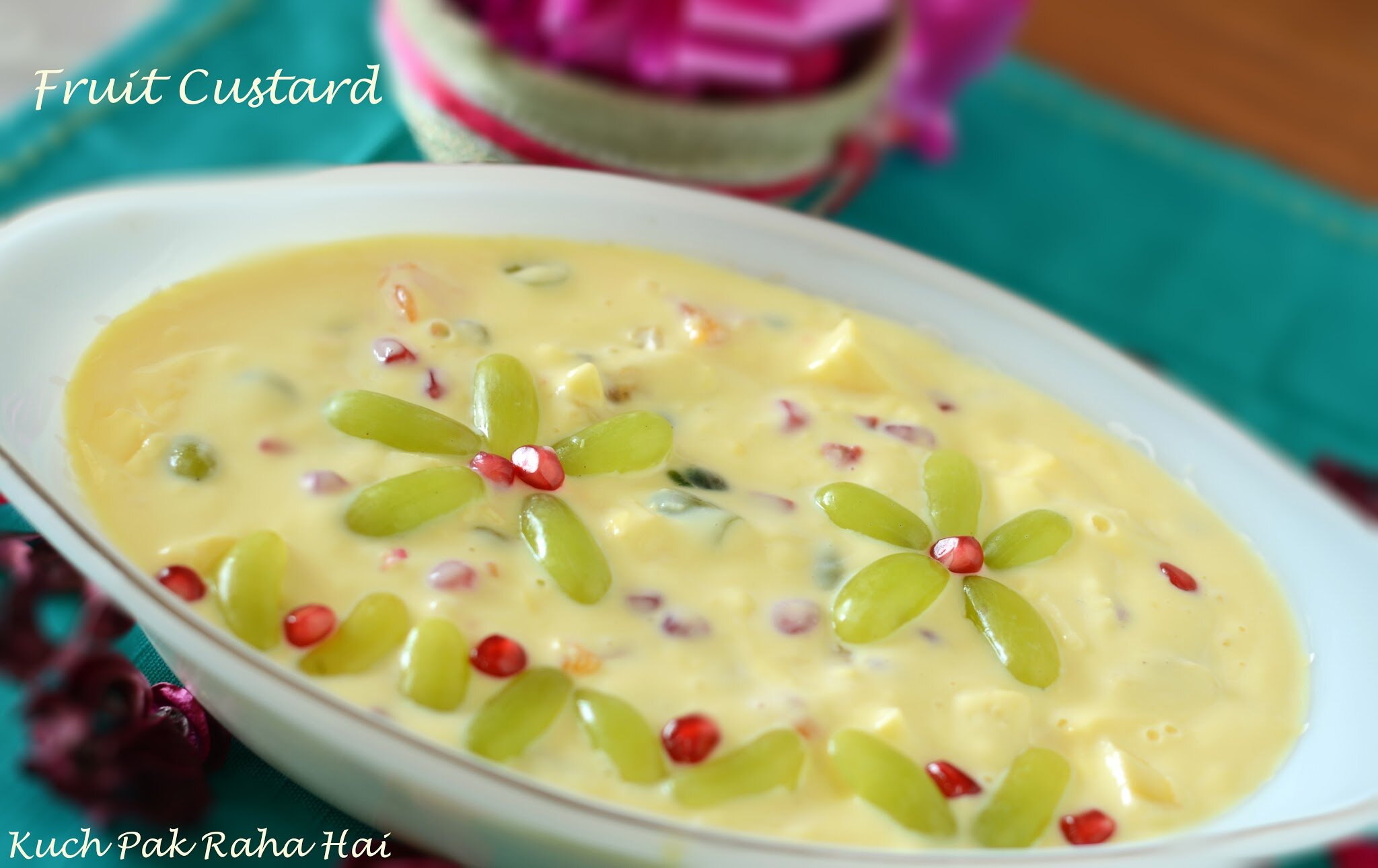 Fruit Custard Recipe Summer Dessert