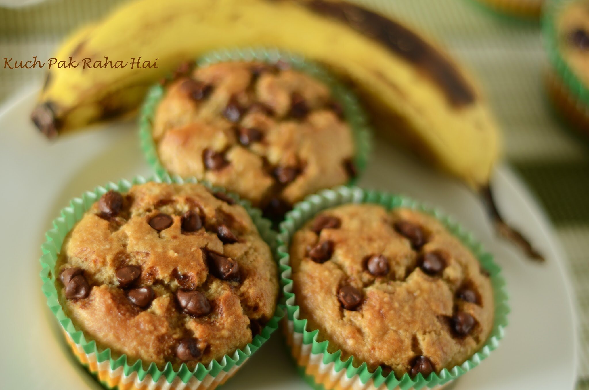 Eggless Banana Oats Muffin Recipe