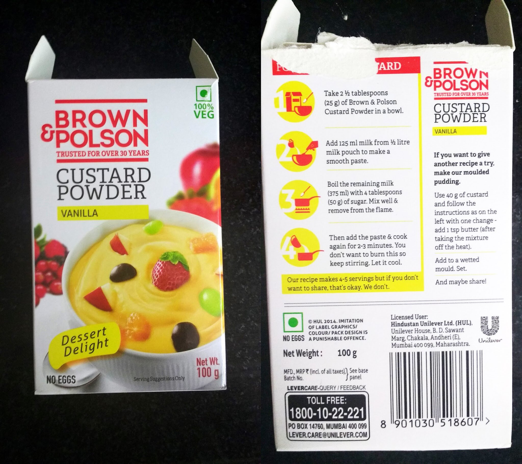 Brown & Polson Custard Powder