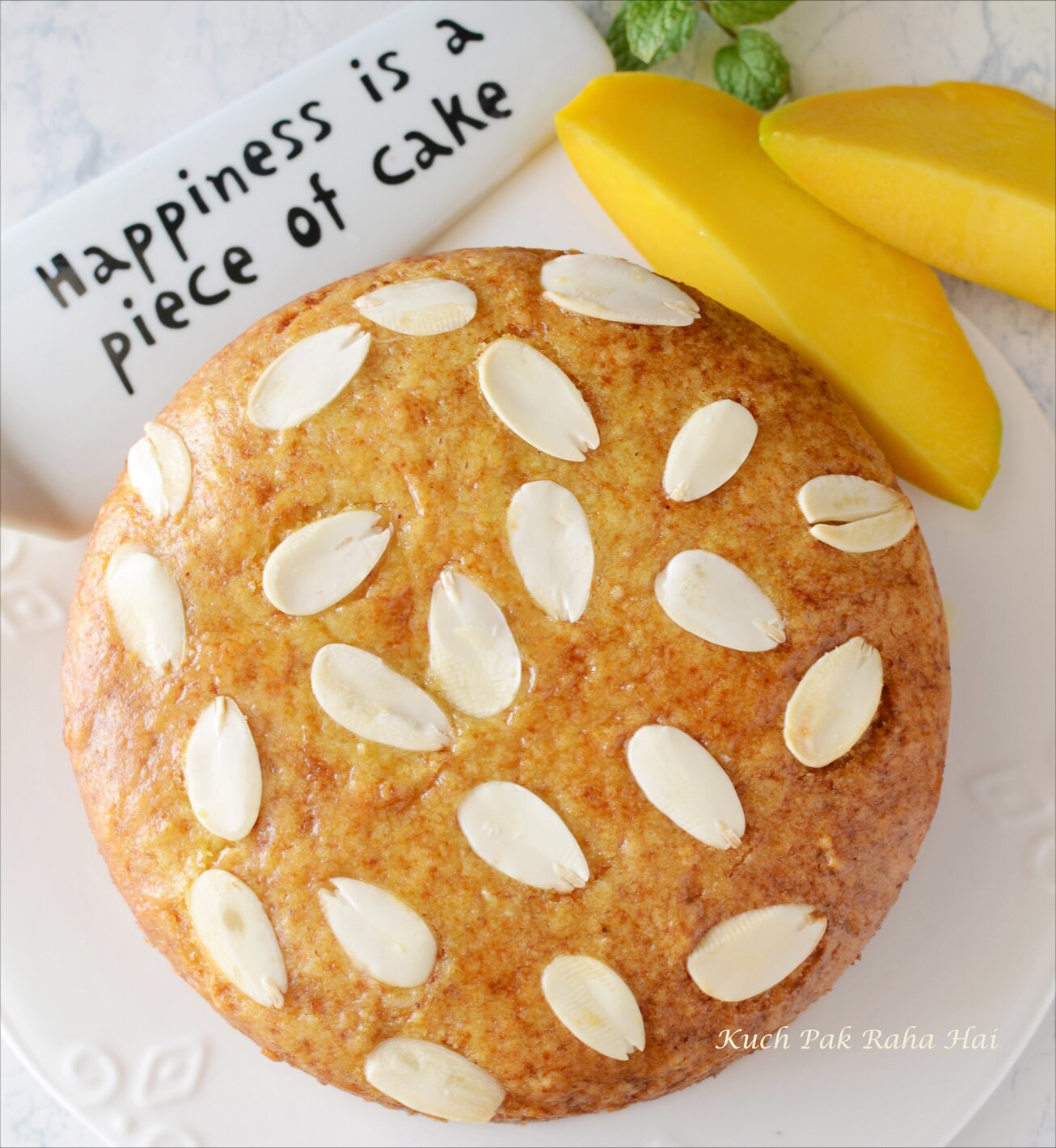 Vegan mango cake recipe