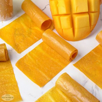 Fresh Mango roll ups.