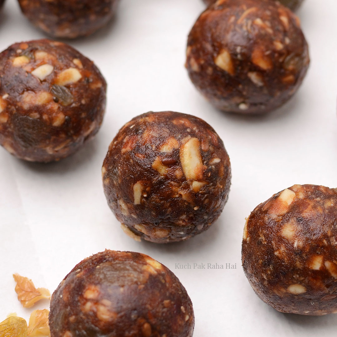 Dates Nuts Ladoo Energy Balls Khajoor Laddu