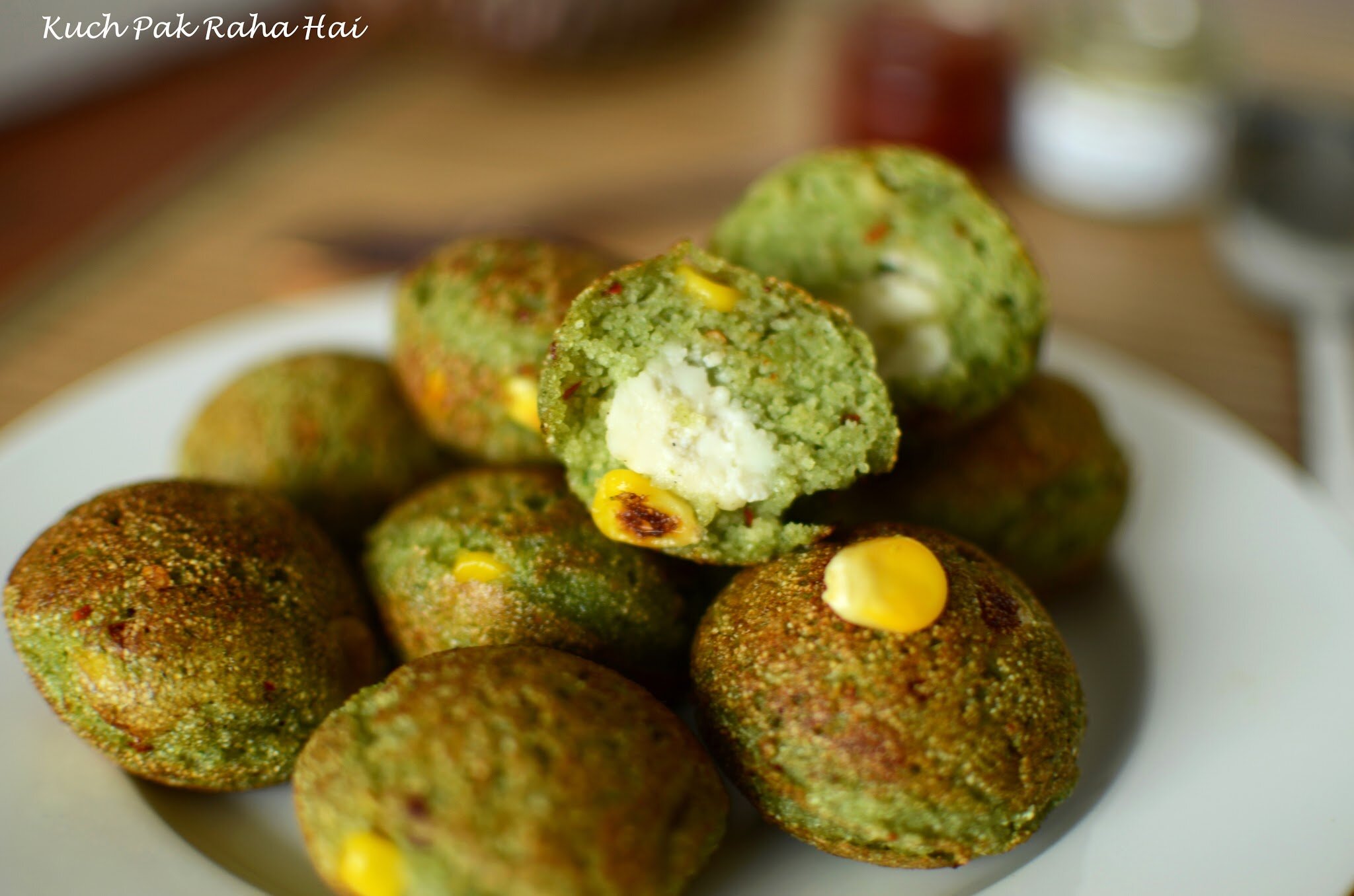 Palak Corn Appe