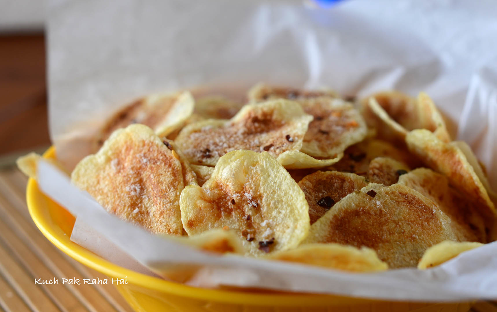 Potato Chips made in microwave