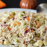 Vegetable Rice Pilaf Vegan Gluten free