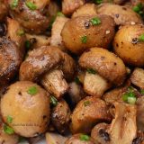 Air Fryer Garlic Mushrooms