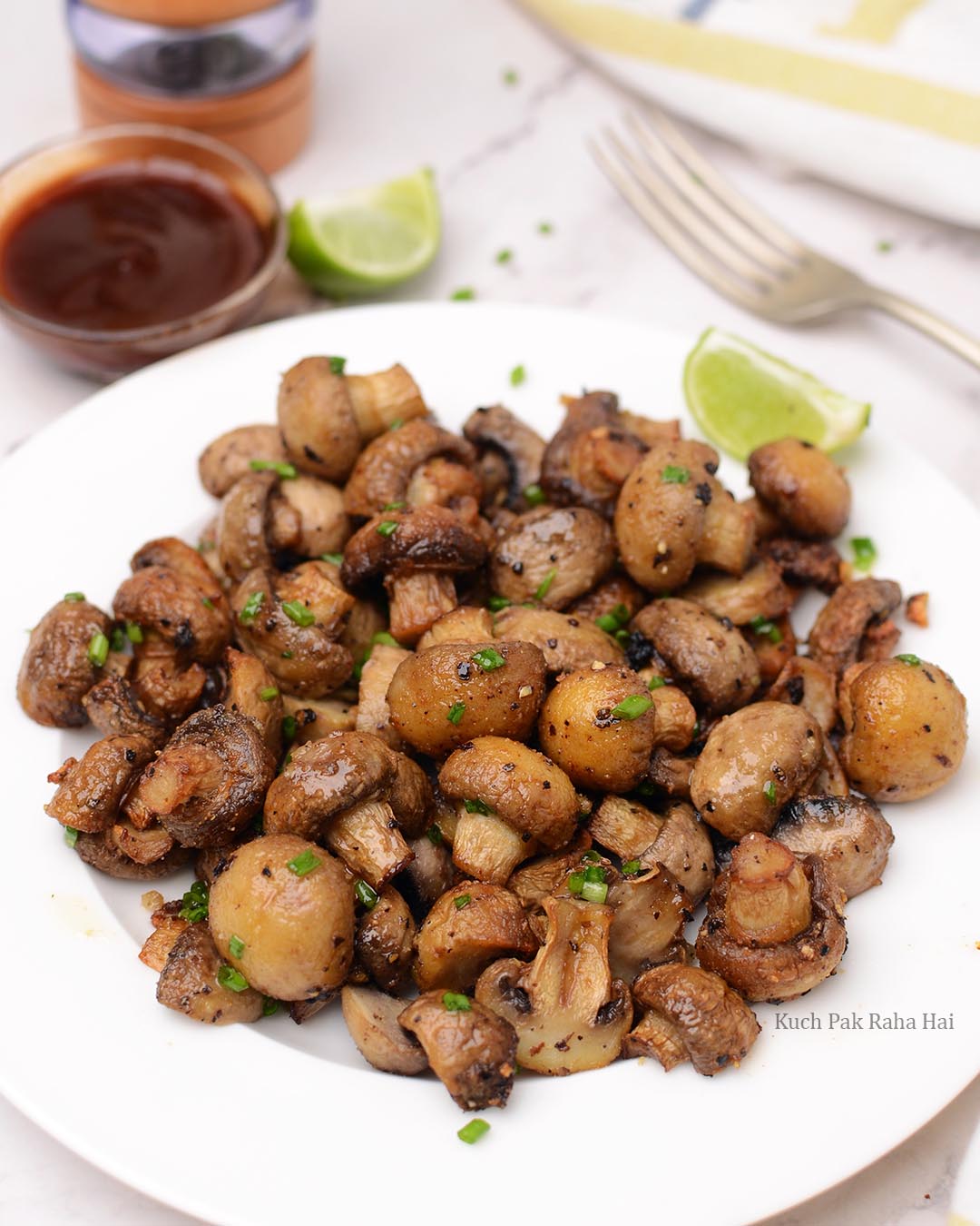 Garlic Mushrooms In air fryer