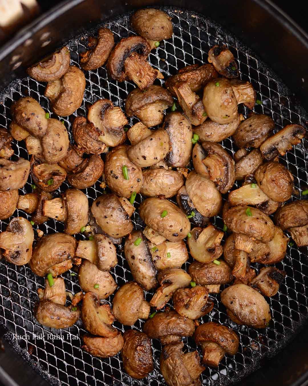 Garlic Mushrooms air fryer recipe