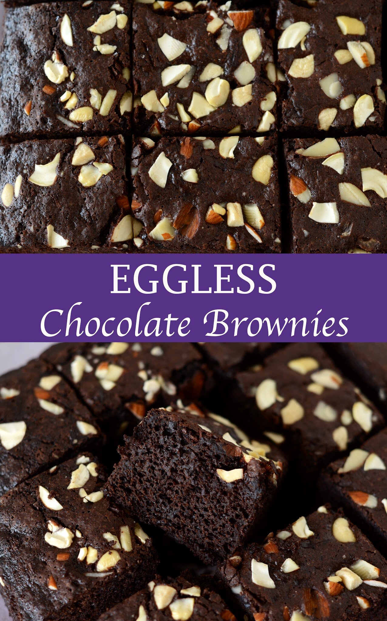 Eggless Chocolate Brownies