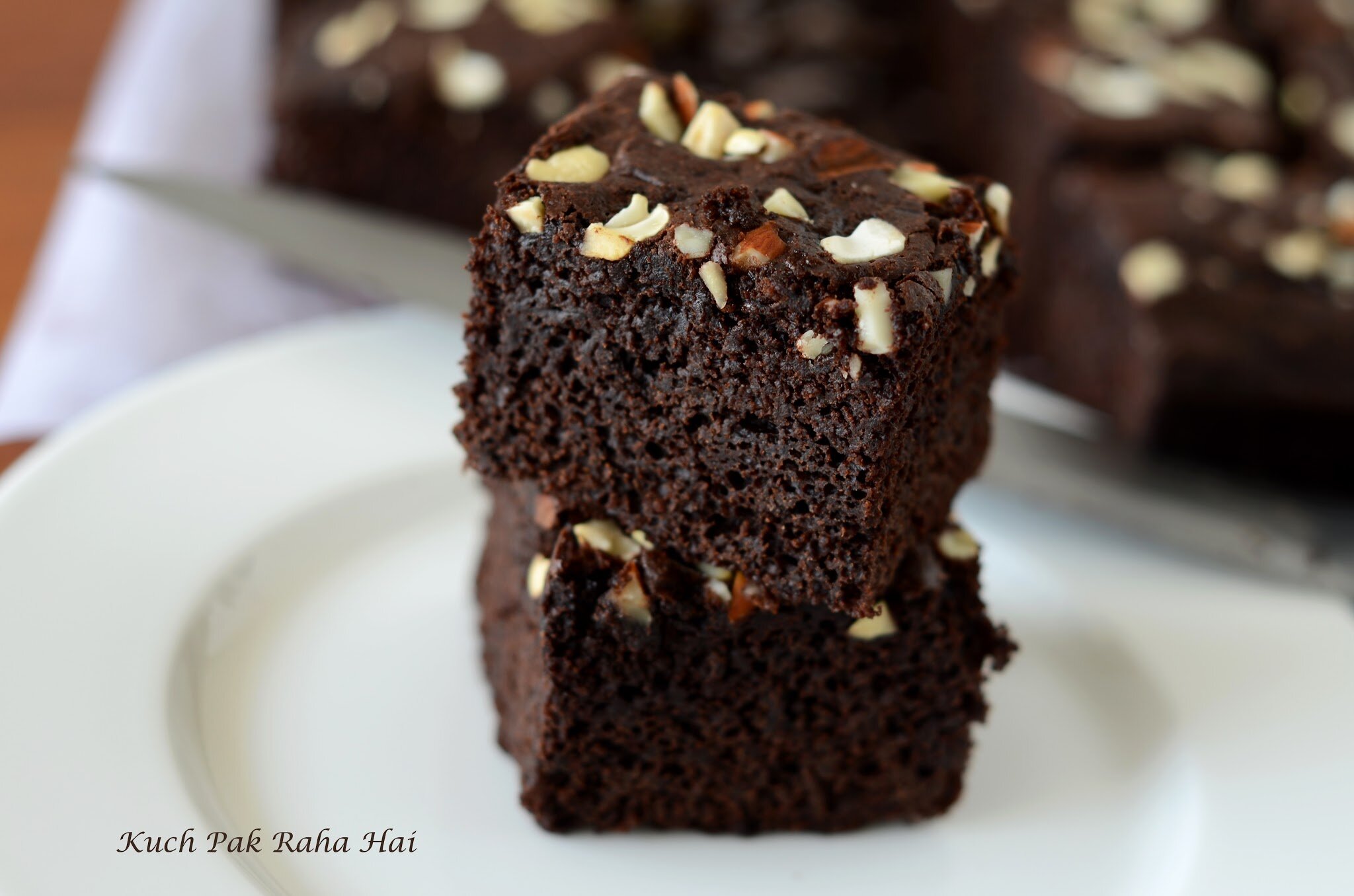 Eggless Chocolate Brownies