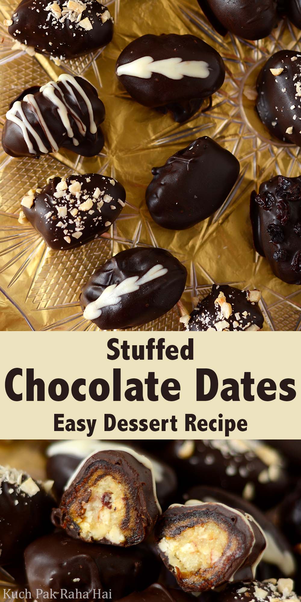 Stuffed Chocolate Dates Recipe