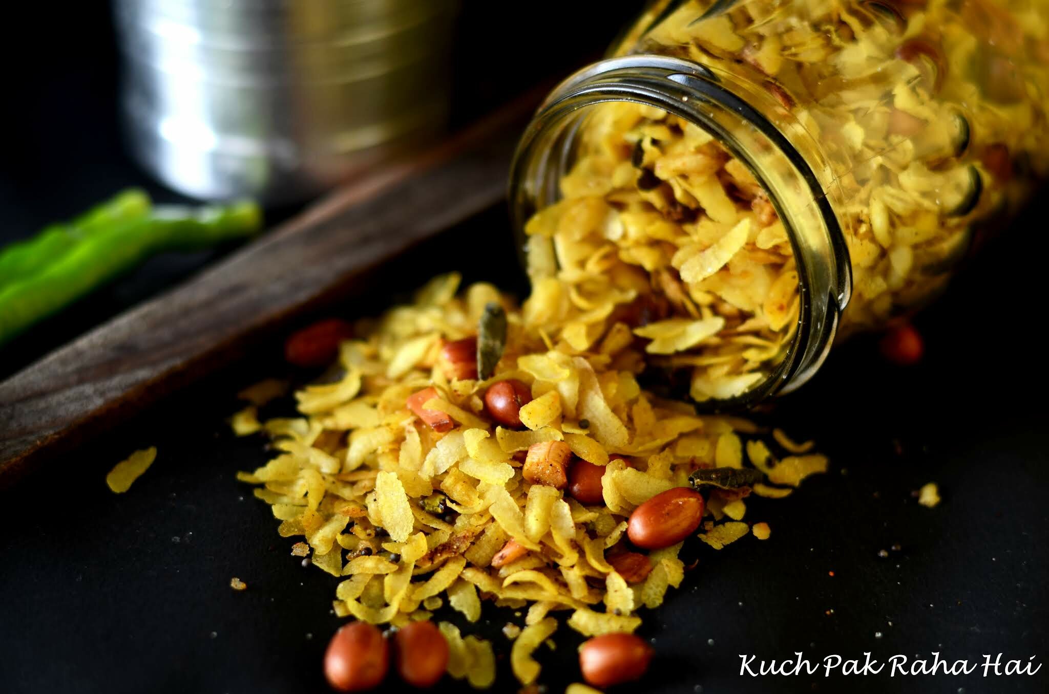 Instant Poha Mix Recipe or Poha premix