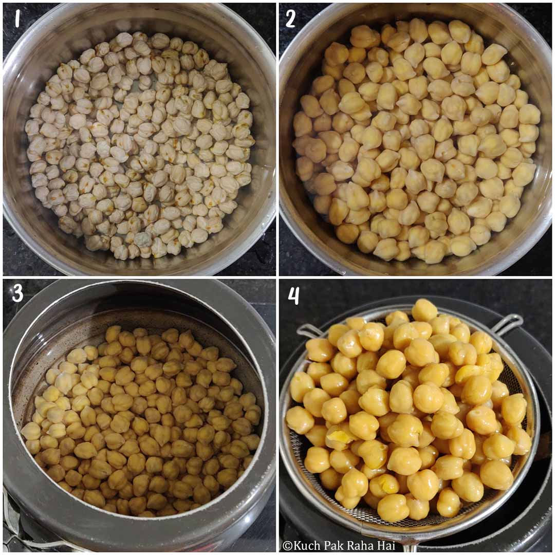 How to boil chickpea in pressure cooker.
