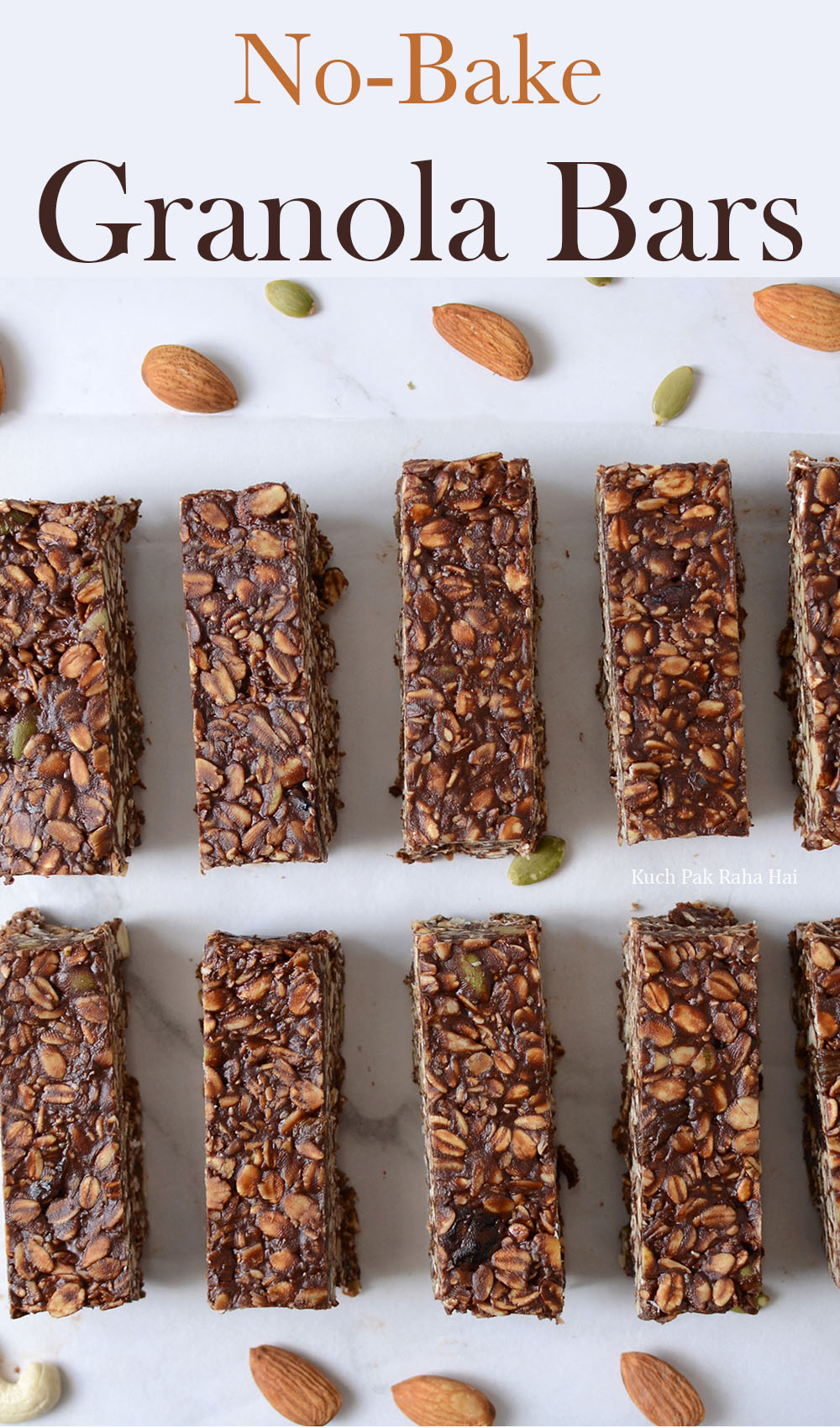 Chocolate covered granola bars.